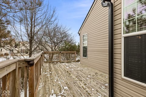 Outdoor living area at 6051 Copeland Mills Court, Indianapolis, IN