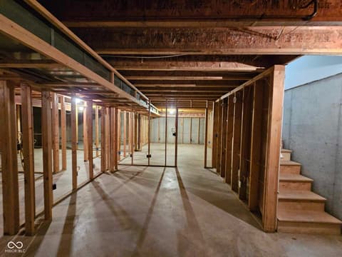 Basement at 6051 Copeland Mills Court, Indianapolis, IN