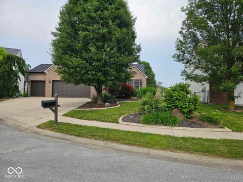 Front exterior at 6051 Copeland Mills Court, Indianapolis, IN
