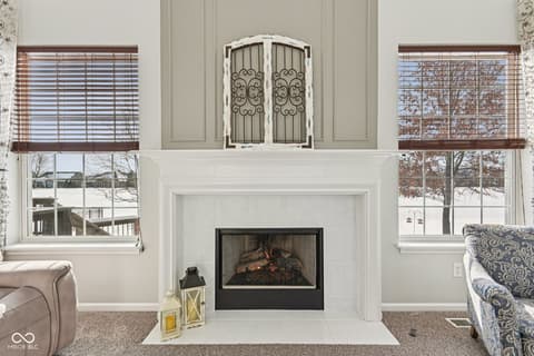 Living room at 6055 Catlin Lane, Noblesville, IN
