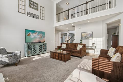 Living room at 6055 Catlin Lane, Noblesville, IN