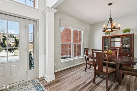 Dining room at 6055 Catlin Lane, Noblesville, IN