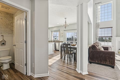 Dining room at 6055 Catlin Lane, Noblesville, IN