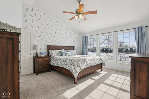 Primary bedroom at 6055 Catlin Lane, Noblesville, IN