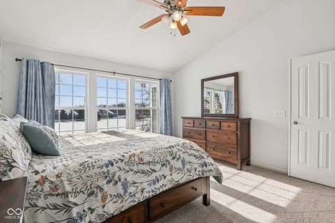 Primary bedroom at 6055 Catlin Lane, Noblesville, IN