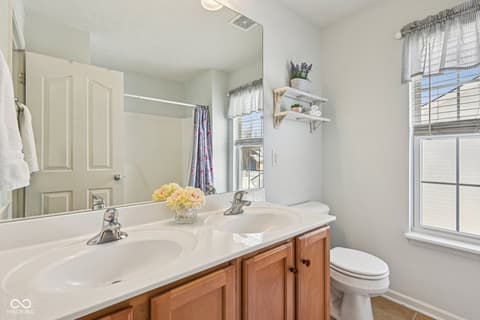 Bathroom at 6055 Catlin Lane, Noblesville, IN