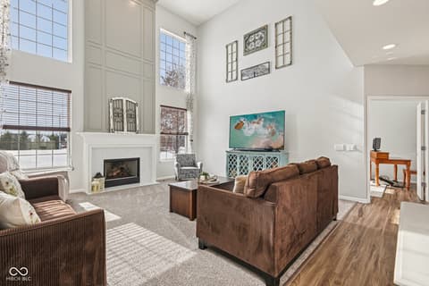 Living room at 6055 Catlin Lane, Noblesville, IN
