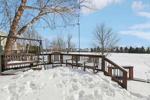 Backyard at 6055 Catlin Lane, Noblesville, IN