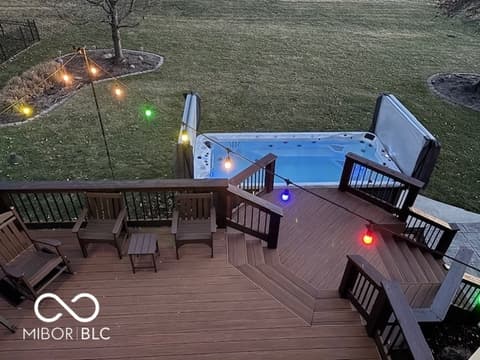 Outdoor living area at 6055 Catlin Lane, Noblesville, IN