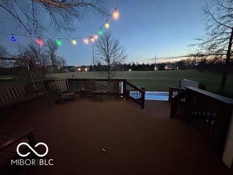 Outdoor living area at 6055 Catlin Lane, Noblesville, IN