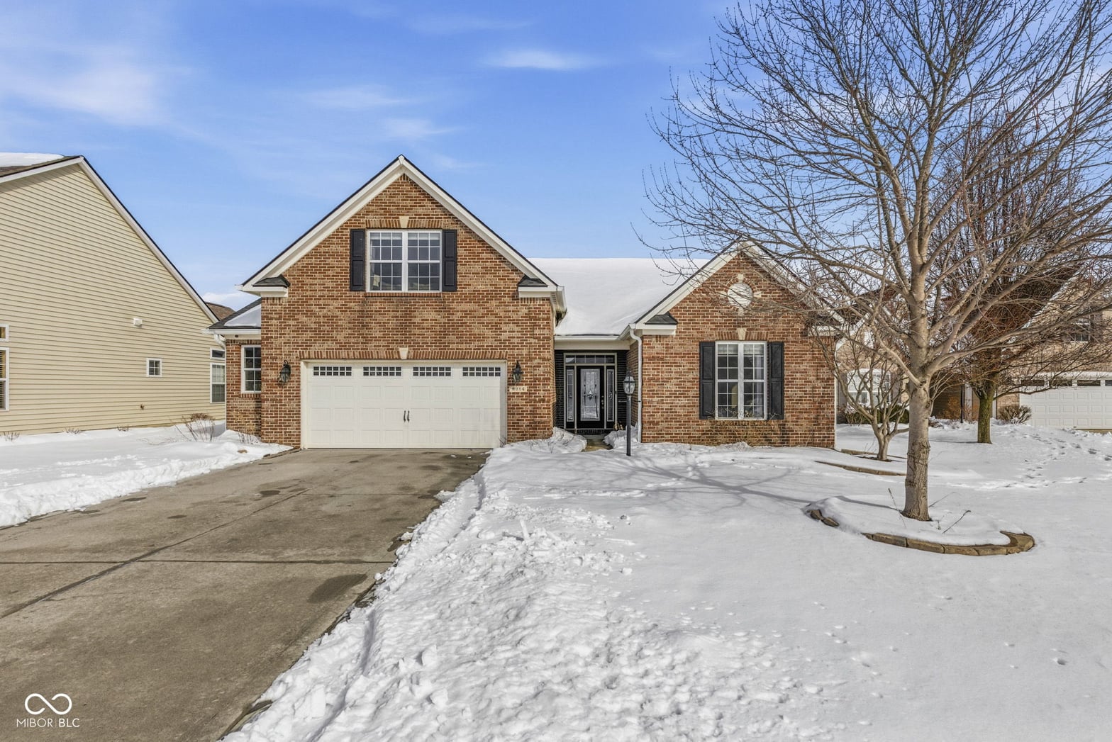 Front exterior at 8214 Sedge Grass Road, Noblesville, IN