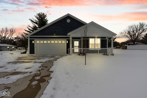 Front exterior at 12449 N Turner Road, Mooresville, IN