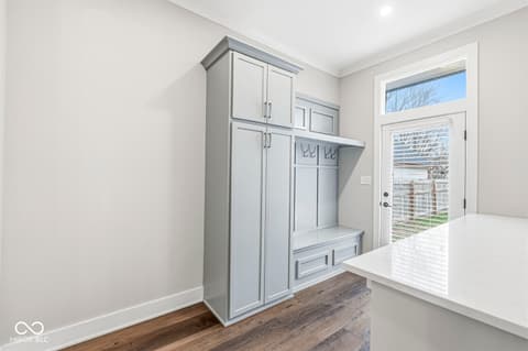 Laundry room at 2017 Carrollton Avenue, Indianapolis, IN