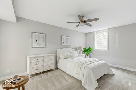 Bedroom at 2017 Carrollton Avenue, Indianapolis, IN