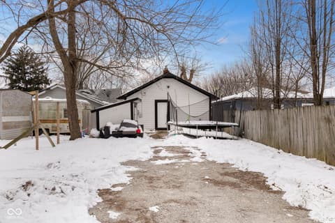 Backyard at 2453 N Oxford Street, Indianapolis, IN