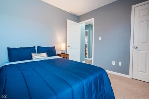 Bedroom at 5371 Dollar Run Drive, Indianapolis, IN