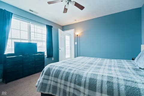 Bedroom at 5371 Dollar Run Drive, Indianapolis, IN
