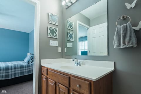 Bathroom at 5371 Dollar Run Drive, Indianapolis, IN