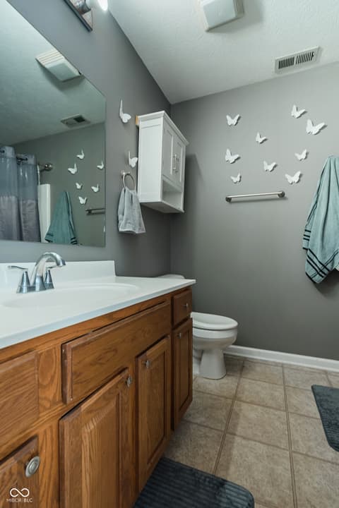 Bathroom at 5371 Dollar Run Drive, Indianapolis, IN