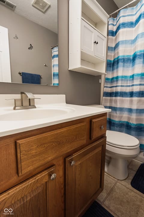 Bathroom at 5371 Dollar Run Drive, Indianapolis, IN