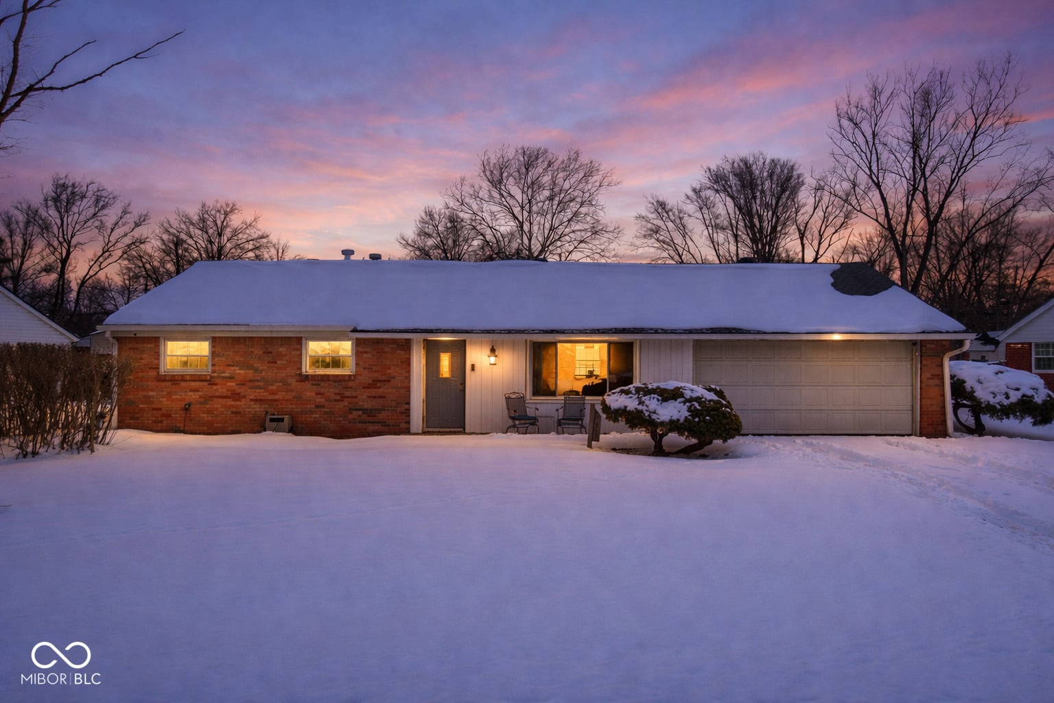 Front exterior at 7912 E 71st Street, Indianapolis, IN