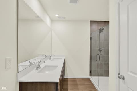 Primary bathroom at 3944 E 191st Street, Westfield, IN