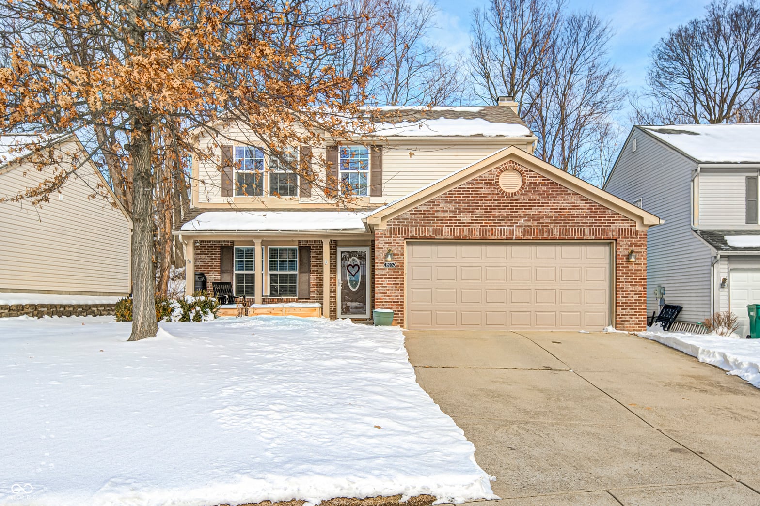 Front exterior at 1920 Tourmaline Drive, Westfield, IN
