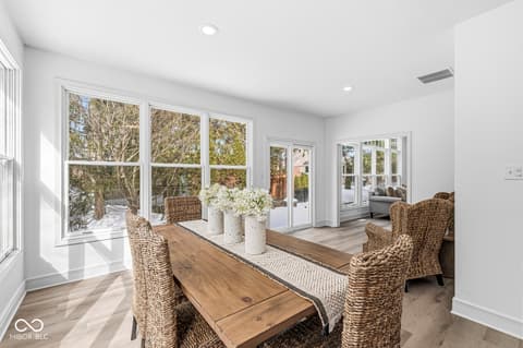 Dining room at 10380 Spring Highland Drive, Indianapolis, IN