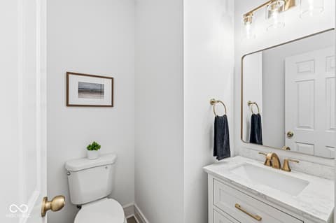 Primary bathroom at 10380 Spring Highland Drive, Indianapolis, IN
