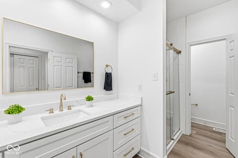 Primary bathroom at 10380 Spring Highland Drive, Indianapolis, IN