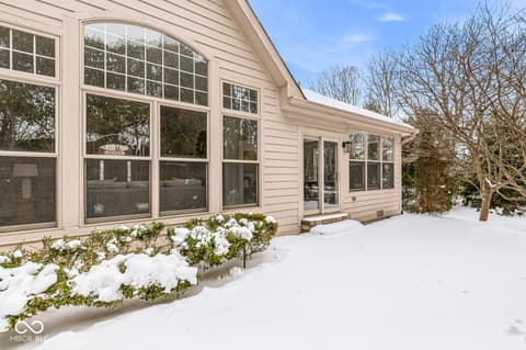 Front exterior at 10380 Spring Highland Drive, Indianapolis, IN