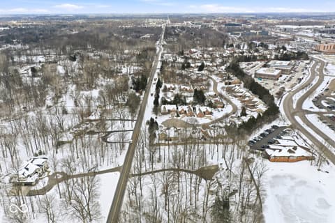 Aerial view at 10380 Spring Highland Drive, Indianapolis, IN