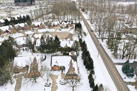 Aerial view at 10380 Spring Highland Drive, Indianapolis, IN
