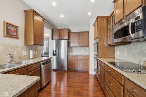 Kitchen at 6343 Central Boulevard, Whitestown, IN