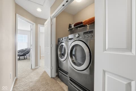 Laundry room at 6343 Central Boulevard, Whitestown, IN