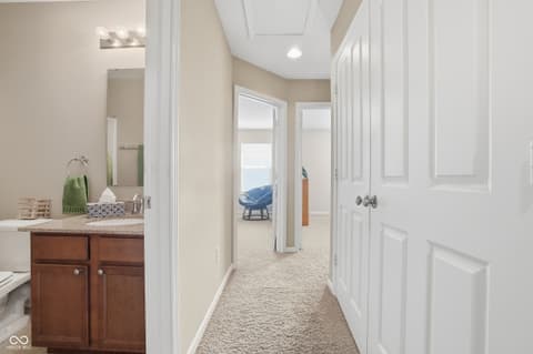 Hallway at 6343 Central Boulevard, Whitestown, IN