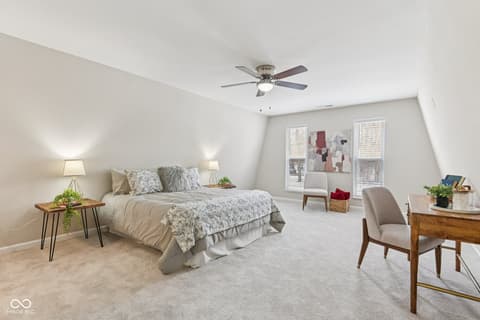 Primary bedroom at 38 Homestead Drive, Sheridan, IN