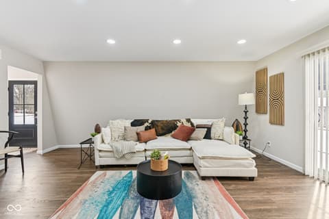 Living room at 38 Homestead Drive, Sheridan, IN