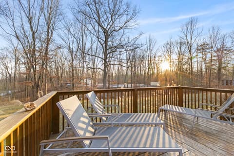 Outdoor living area at 6817 Siebert Trail, Nineveh, IN