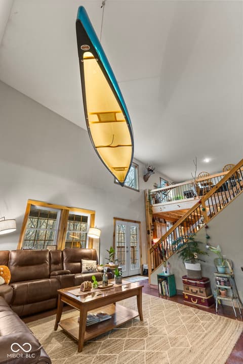Living room at 6817 Siebert Trail, Nineveh, IN