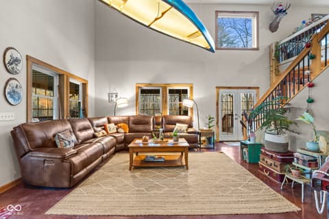 Living room at 6817 Siebert Trail, Nineveh, IN