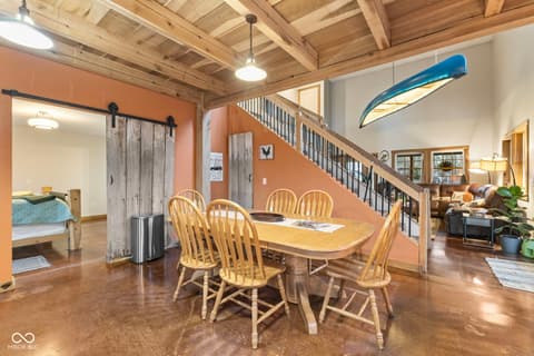 Dining room at 6817 Siebert Trail, Nineveh, IN