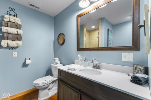 Bathroom at 6817 Siebert Trail, Nineveh, IN