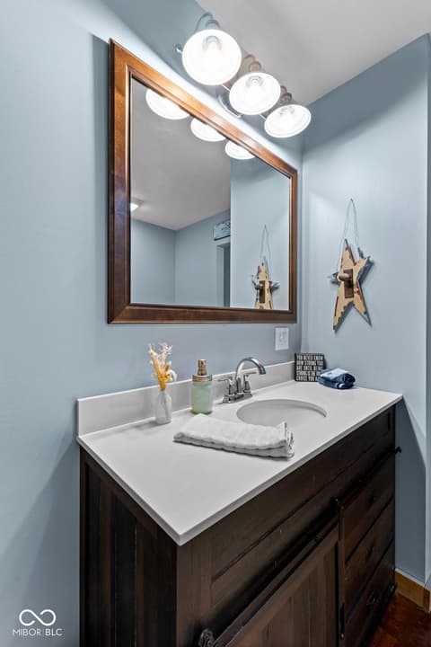 Bathroom at 6817 Siebert Trail, Nineveh, IN