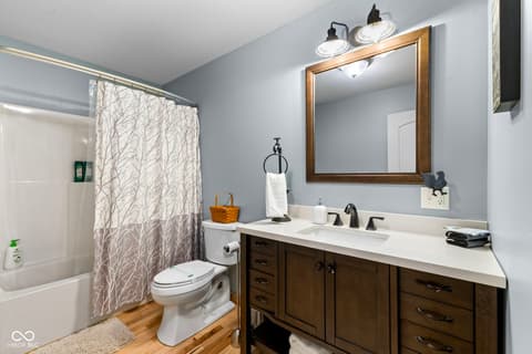Bathroom at 6817 Siebert Trail, Nineveh, IN