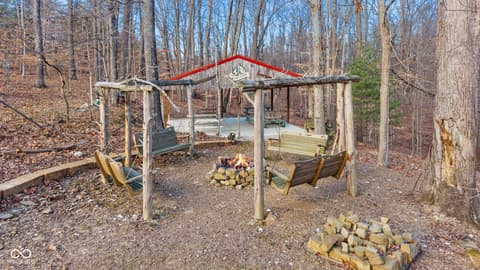 Yard at 6817 Siebert Trail, Nineveh, IN