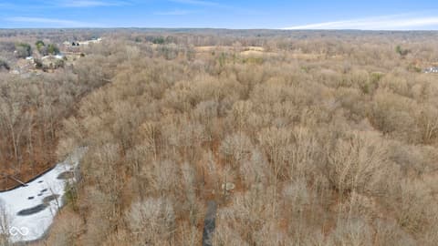 Aerial view at 6817 Siebert Trail, Nineveh, IN