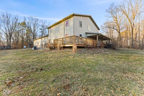 Backyard at 6817 Siebert Trail, Nineveh, IN