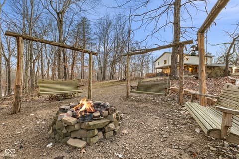 Yard at 6817 Siebert Trail, Nineveh, IN