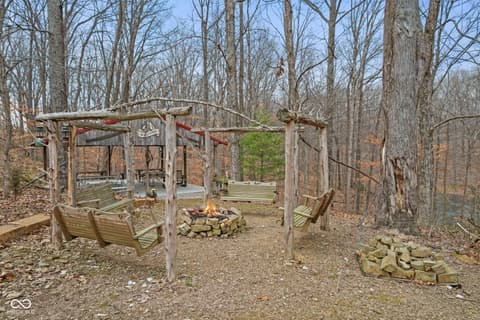 Yard at 6817 Siebert Trail, Nineveh, IN